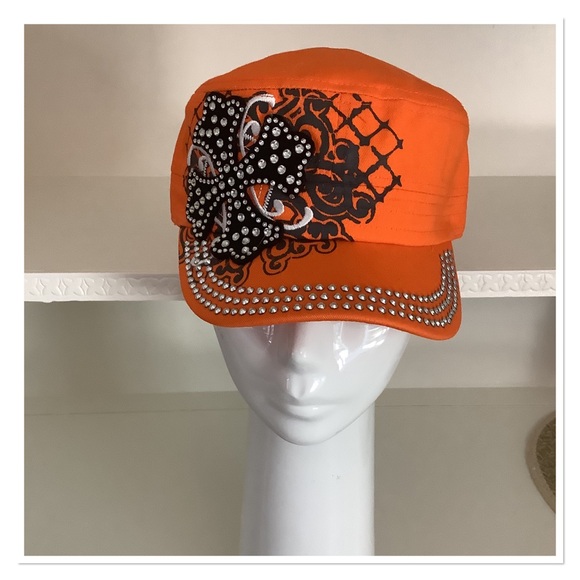 Boutique Accessories - Rhinestone Cap
